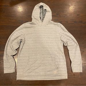Linksoul Reverse Stripe Hoodie Pullover M